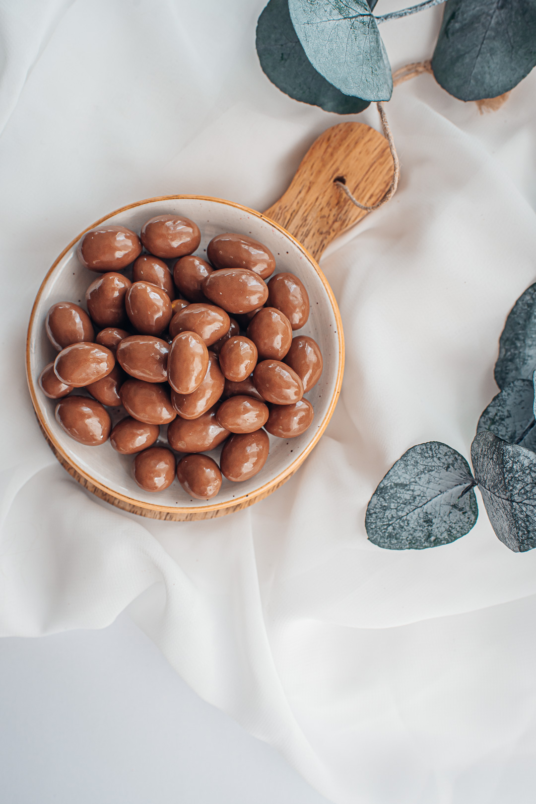 pistacje w mlecznej czekoladzie