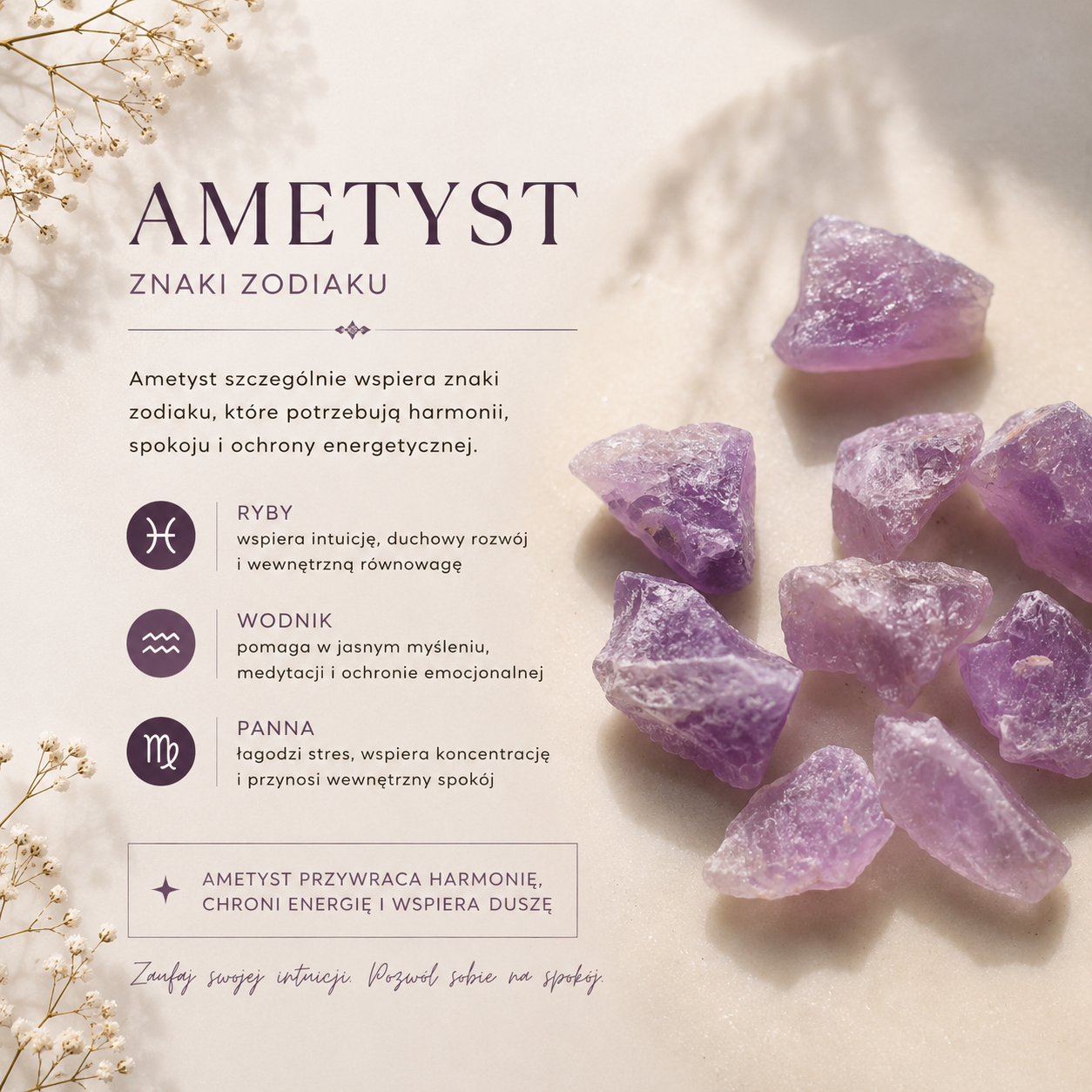 Ametyst – naturalny kamień spokoju i harmonii - obrazek 3