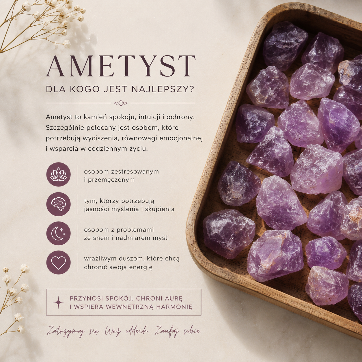 Ametyst – naturalny kamień spokoju i harmonii - obrazek 2