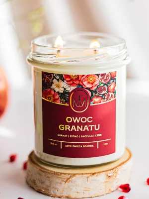 Świeca sojowa OWOC GRANATU