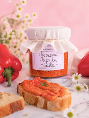 Pasta z pieczonej papryki