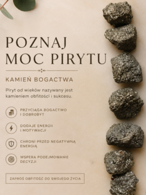 Piryt – naturalny kamień obfitości i ochrony