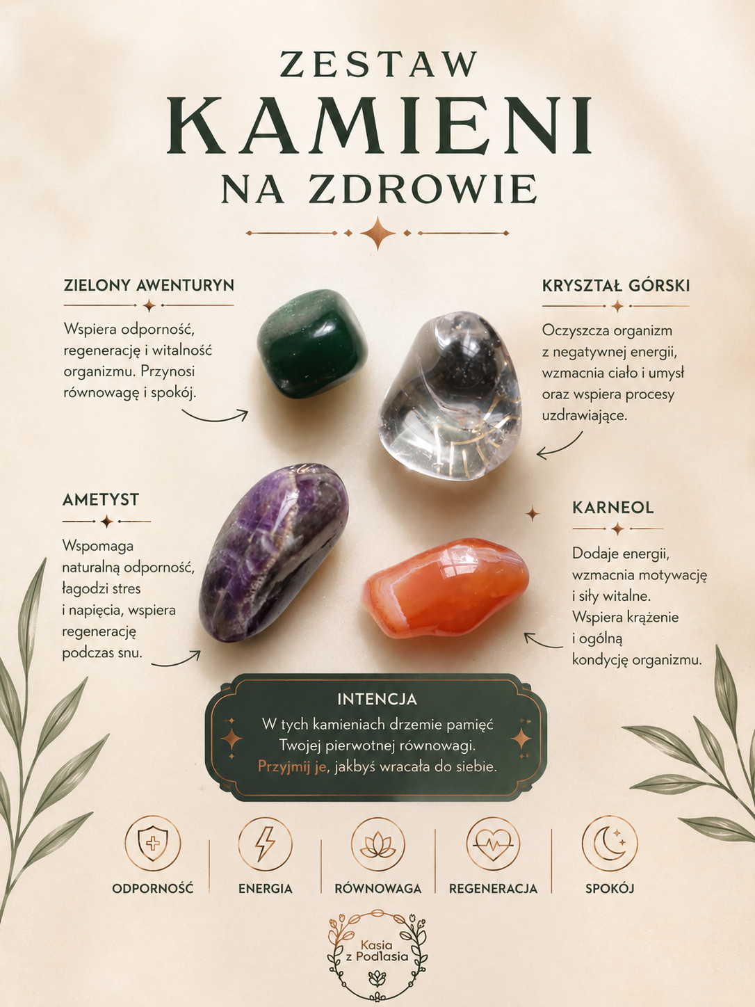 zestaw kamieni