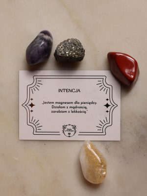 zestaw obfitości kamienie