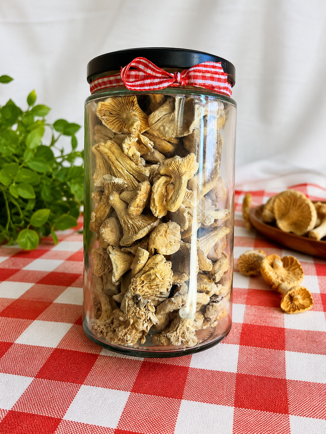 Kurki liofilizowane w słoiku 25 g – naturalny smak lasu przez cały rok