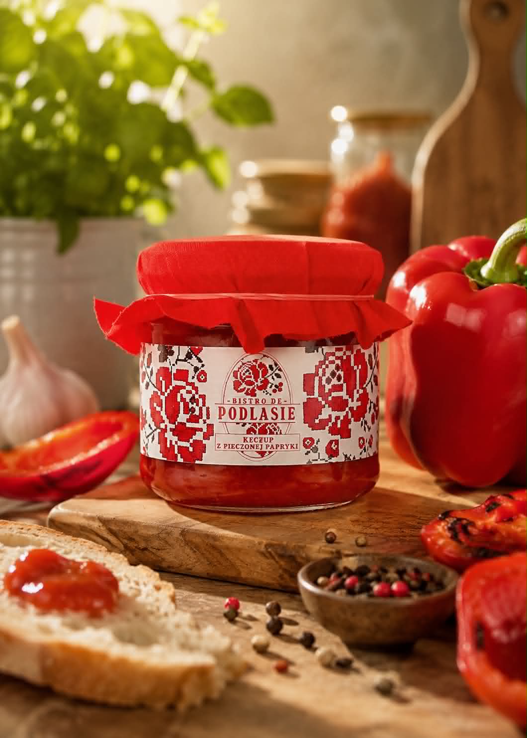 Ketchup z pieczonej papryki