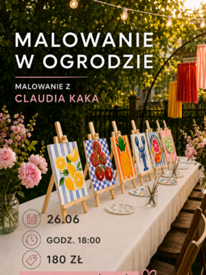 malowanie w ogrodzie
